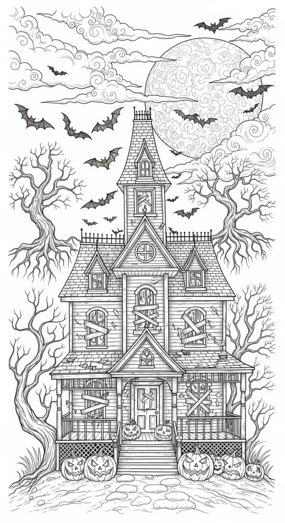 25 Printable Halloween Coloring Pages 🎃 28