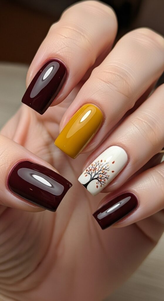 30 Creative Autumn Nail Designs To Inspire Your Next Look 27