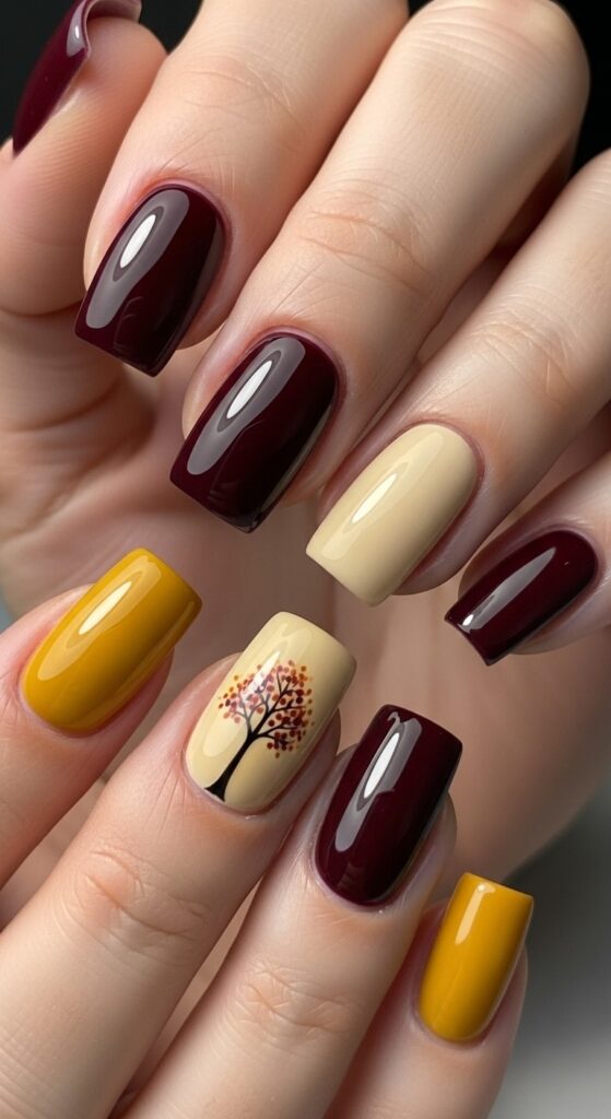 30 Creative Autumn Nail Designs To Inspire Your Next Look 28