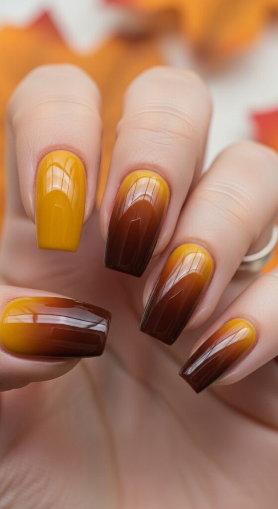 30 Fall Nail Ideas To Try This Autumn Almond Coffin Square More 22