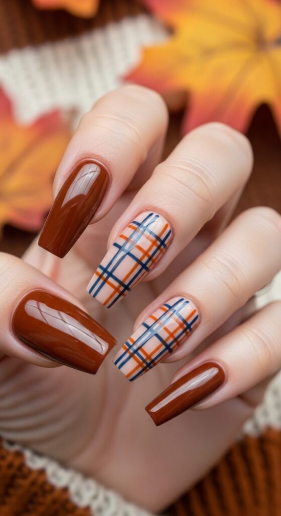 30 Fall Nail Ideas To Try This Autumn Almond Coffin Square More 26