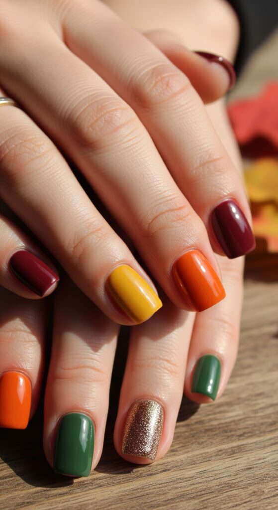 30 Fall Nail Ideas To Try This Autumn Almond Coffin Square More 3