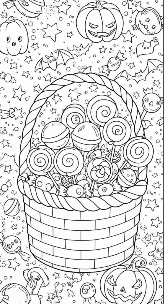 30 Free Halloween Coloring Pages Printables 10