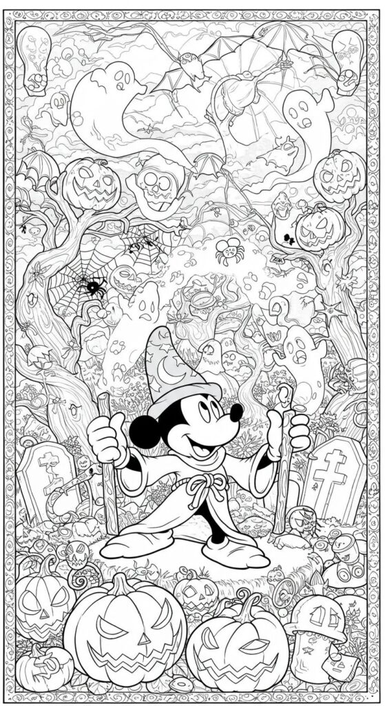 30 Free Halloween Coloring Pages Printables 14