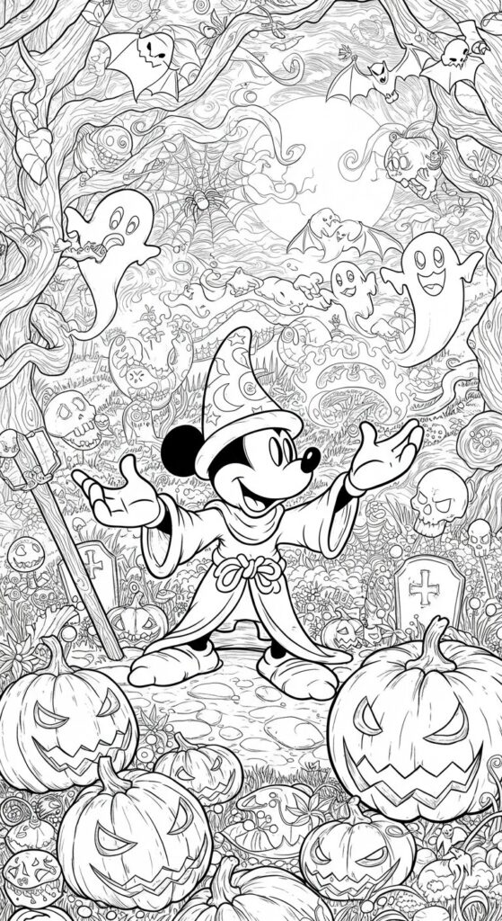 30 Free Halloween Coloring Pages Printables 15