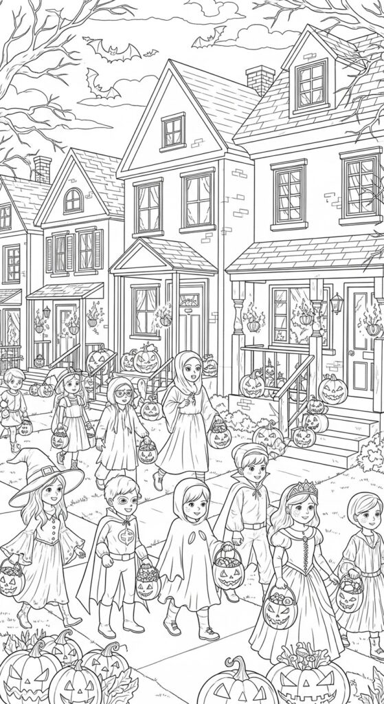 30 Free Halloween Coloring Pages Printables 18
