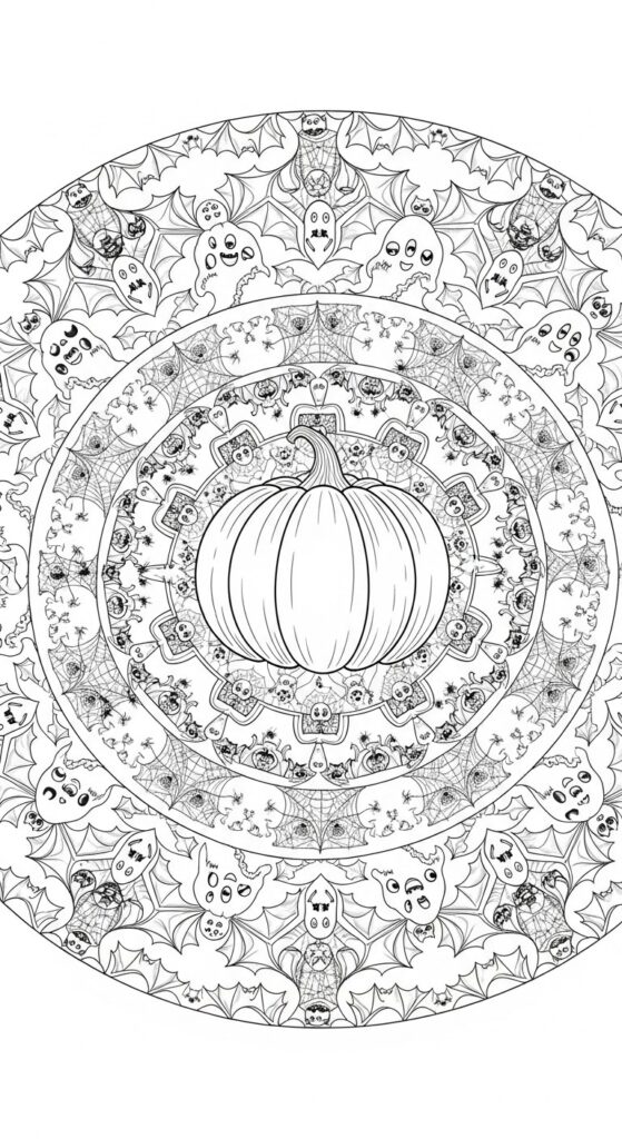 30 Free Halloween Coloring Pages Printables 19