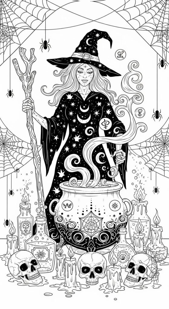 30 Free Halloween Coloring Pages Printables 2