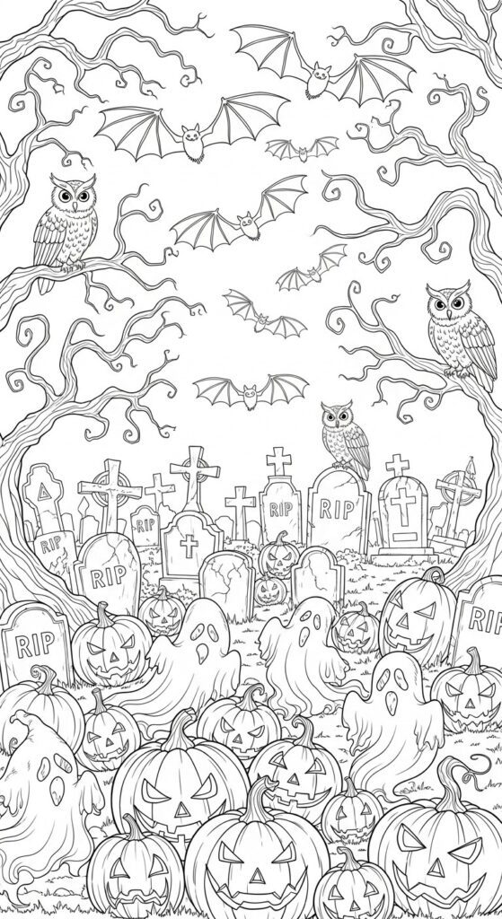 30 Free Halloween Coloring Pages Printables 26