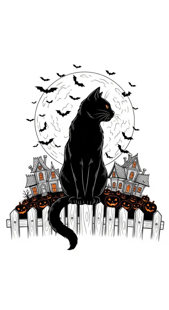 30 Free Halloween Coloring Pages Printables 3