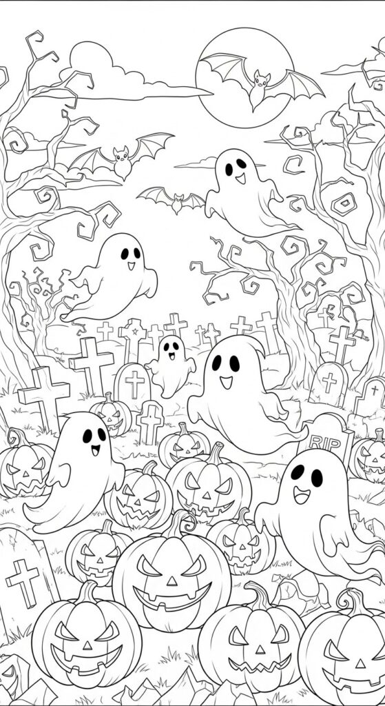 30 Free Halloween Coloring Pages Printables 34