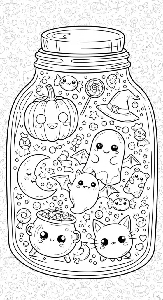 30 Free Halloween Coloring Pages Printables 8