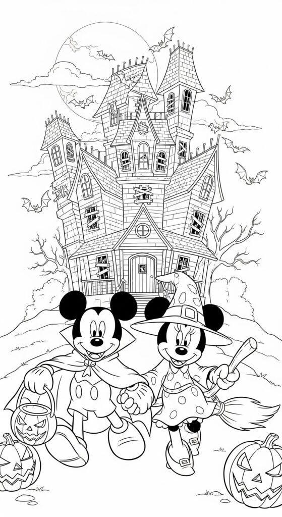 30 Free Halloween Coloring Pages To Print 1