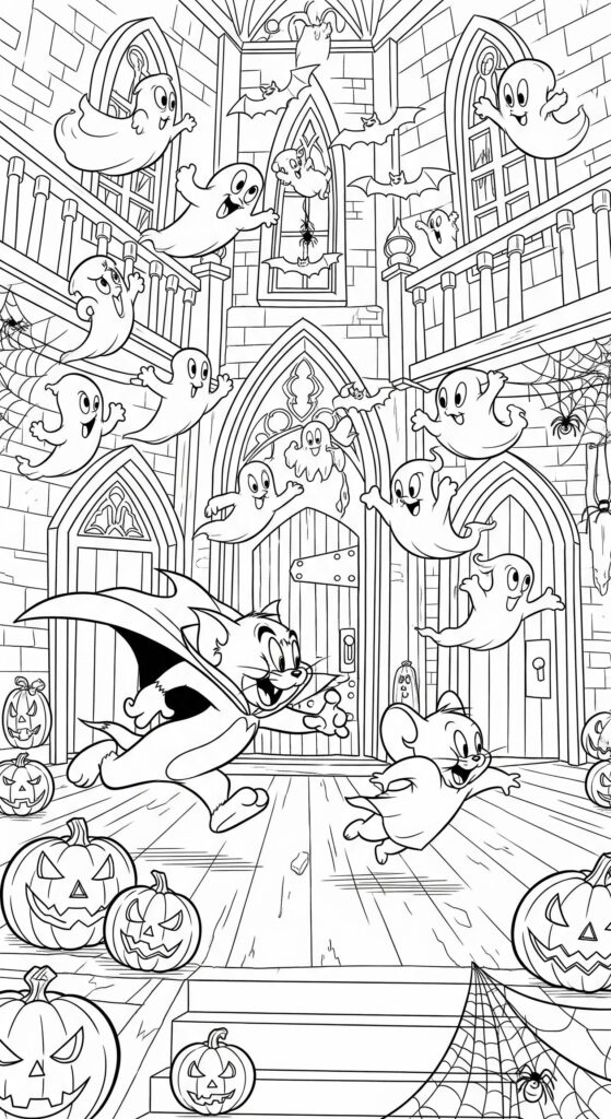 30 Free Halloween Coloring Pages To Print 12