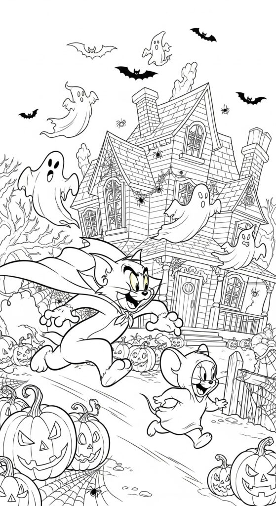 30 Free Halloween Coloring Pages To Print 13
