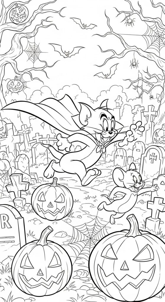 30 Free Halloween Coloring Pages To Print 16
