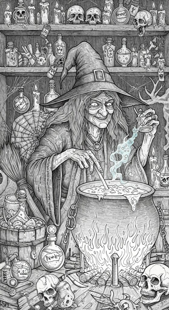 30 Free Halloween Coloring Pages To Print 19