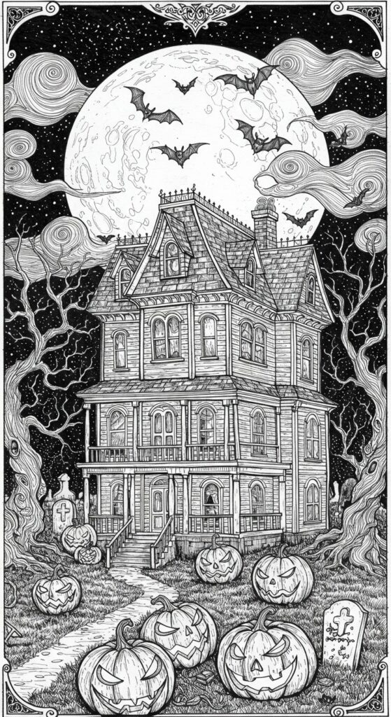 30 Free Halloween Coloring Pages To Print 21