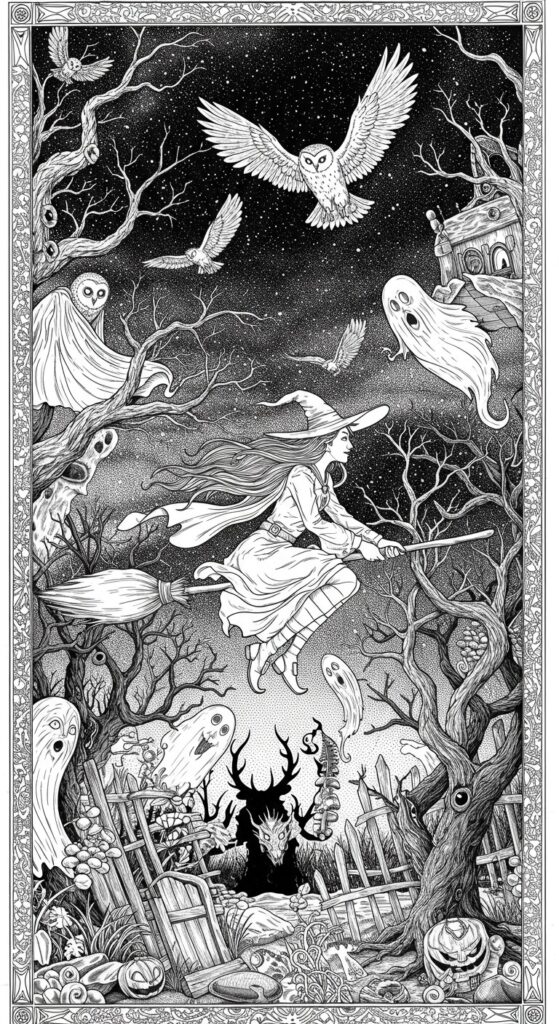 30 Free Halloween Coloring Pages To Print 23