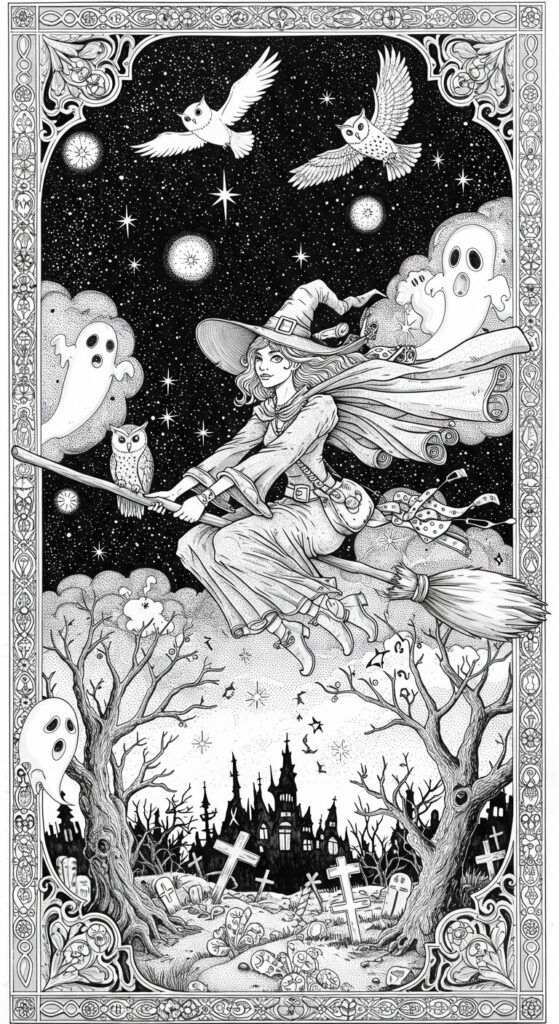30 Free Halloween Coloring Pages To Print 24