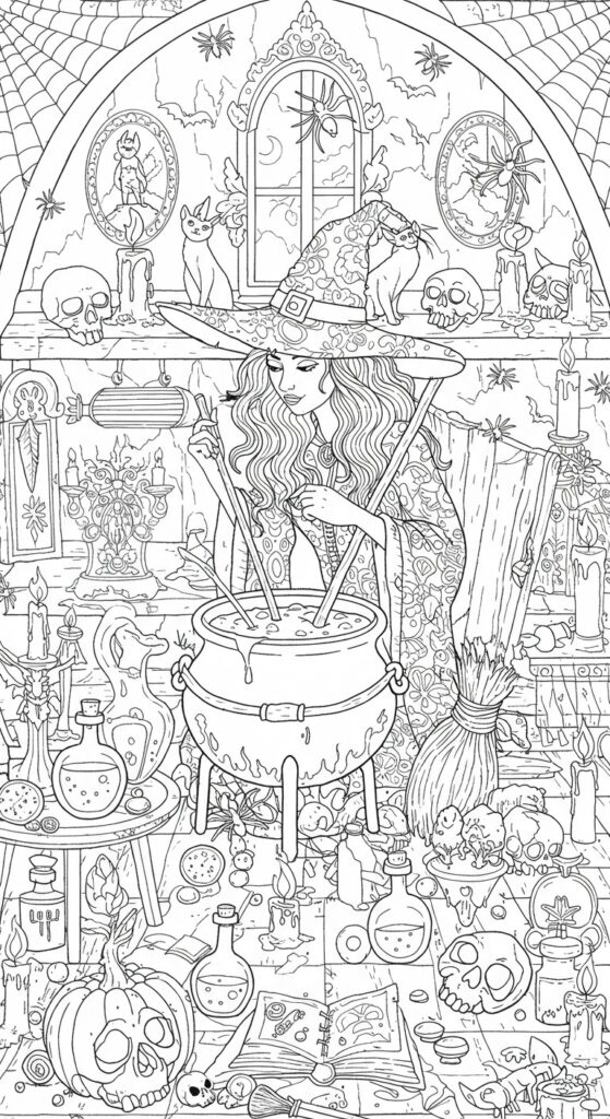 30 Free Halloween Coloring Pages To Print 27