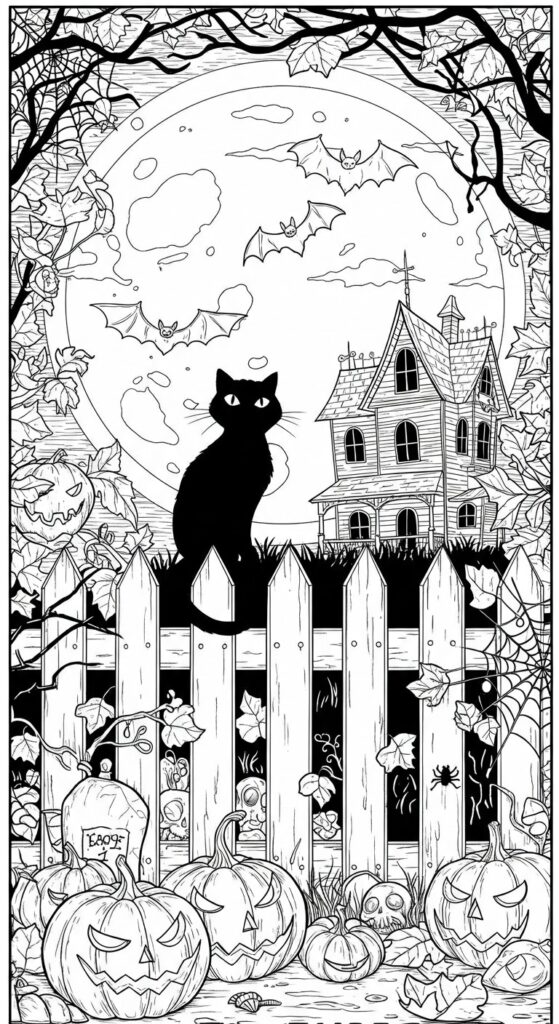 30 Free Halloween Coloring Pages To Print 29