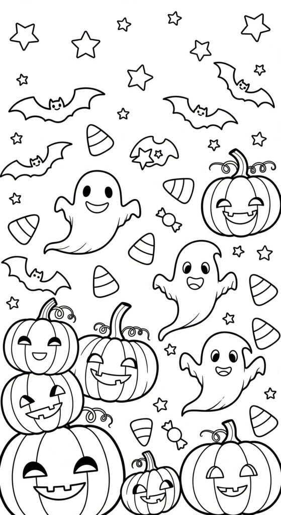 30 Free Halloween Coloring Pages To Print 5