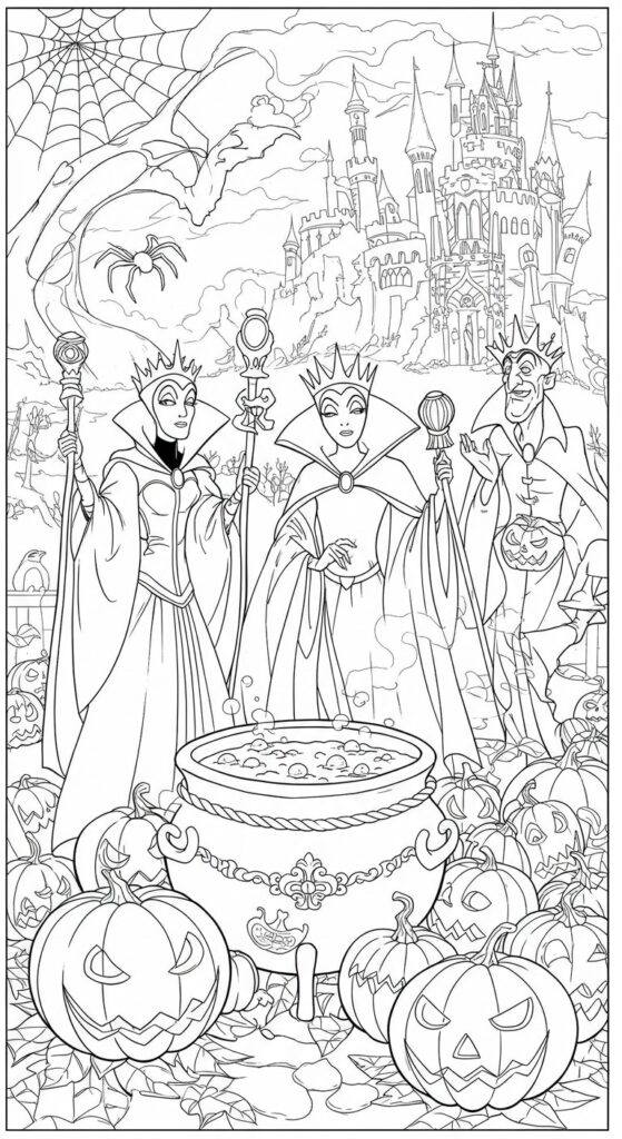 30 Halloween Coloring Pages For Adults Kids 15