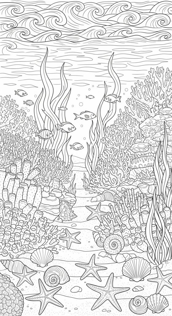 45 Ocean Coloring Pages Free Printable For All Ages 1