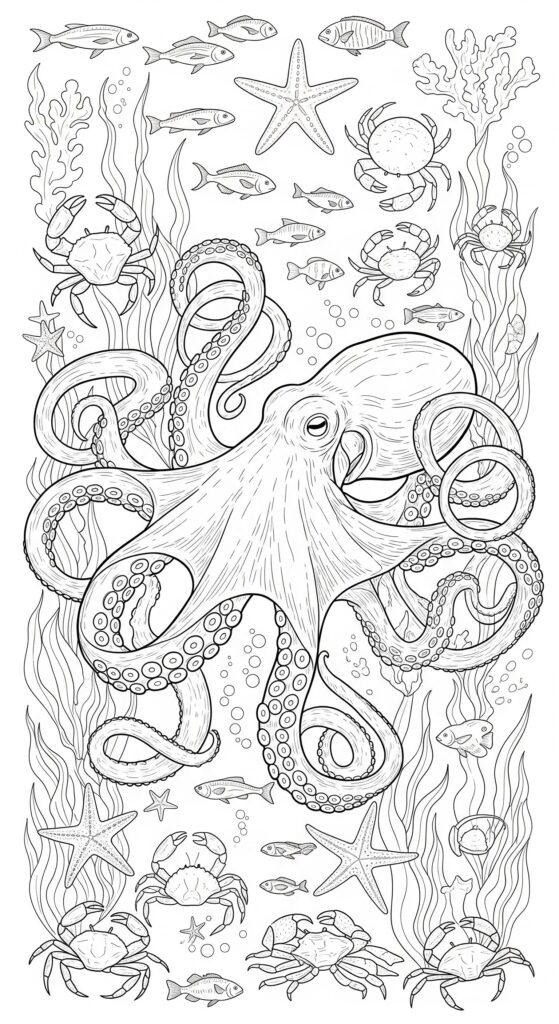 45 Ocean Coloring Pages Free Printable For All Ages 12
