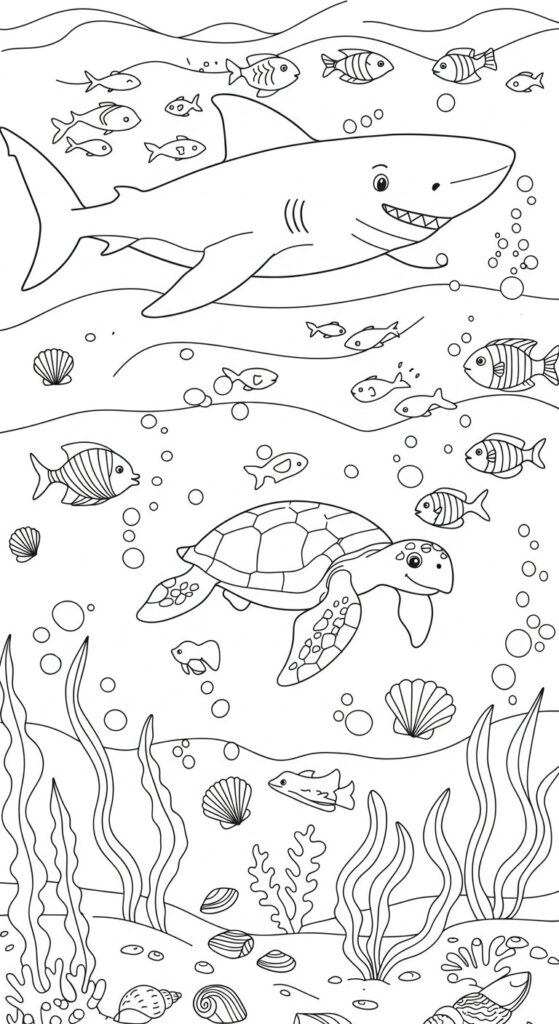 45 Ocean Coloring Pages Free Printable For All Ages 25