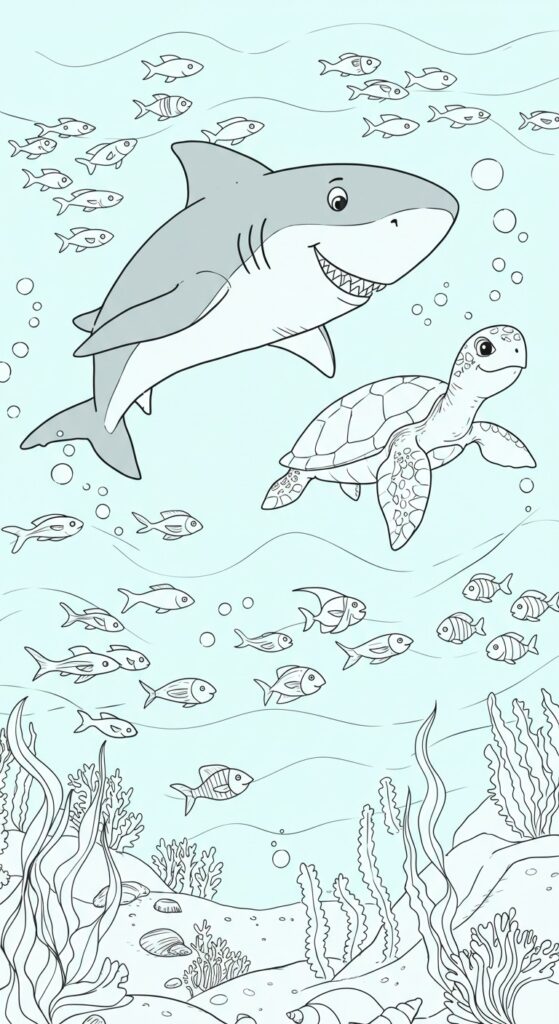 45 Ocean Coloring Pages Free Printable For All Ages 26