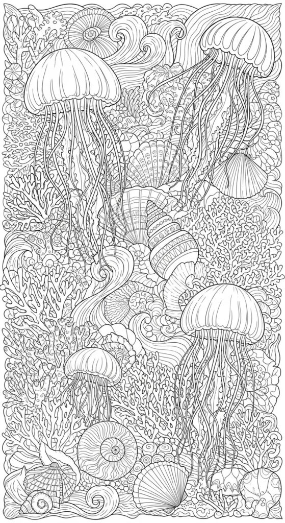 45 Ocean Coloring Pages Free Printable For All Ages 37