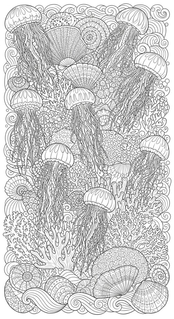 45 Ocean Coloring Pages Free Printable For All Ages 38