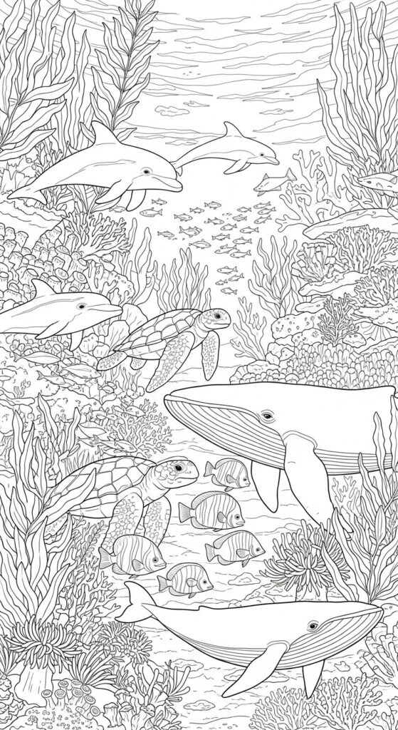 45 Ocean Coloring Pages Free Printable For All Ages 44