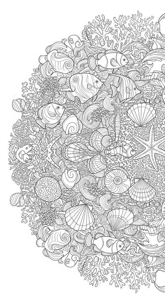 45 Ocean Coloring Pages Free Printable For All Ages 5
