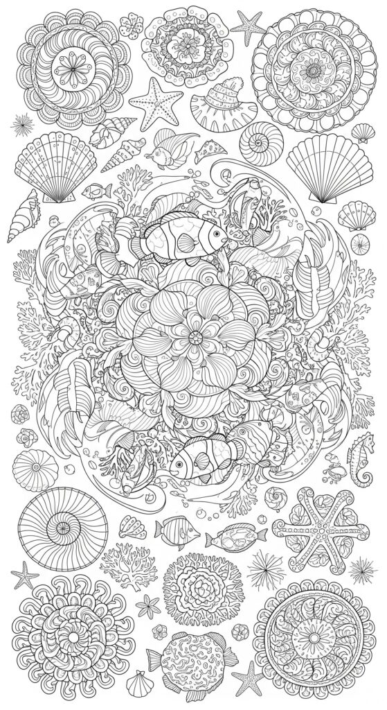 45 Ocean Coloring Pages Free Printable For All Ages 6