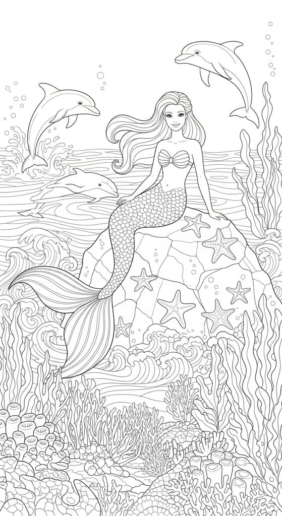 60 Barbie Coloring Pages Free Printable Ideas 10