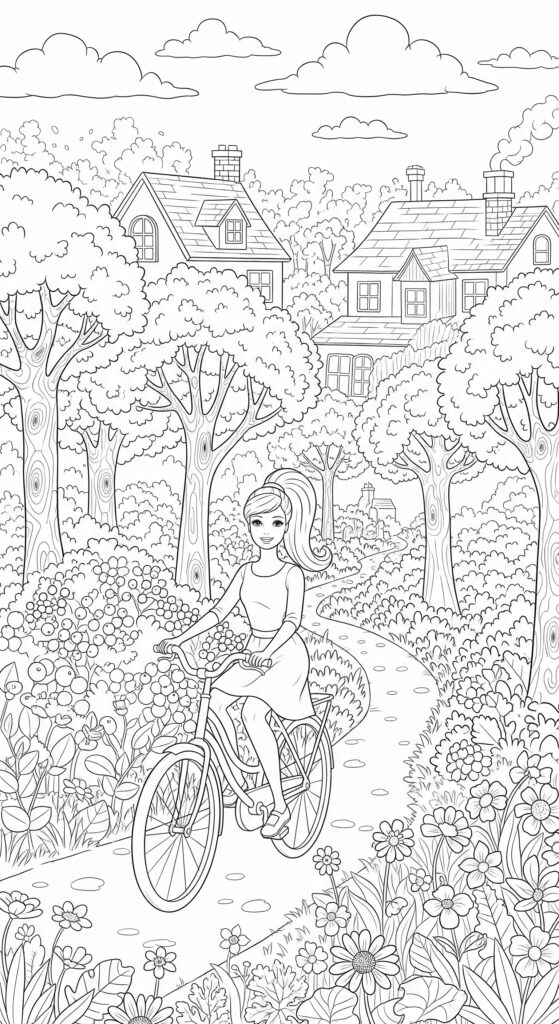 60 Barbie Coloring Pages Free Printable Ideas 12