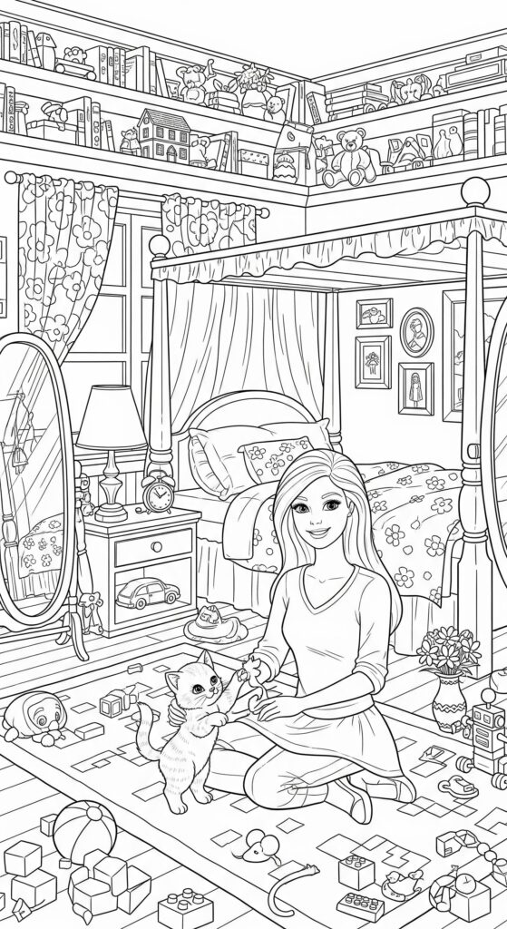 60 Barbie Coloring Pages Free Printable Ideas 13