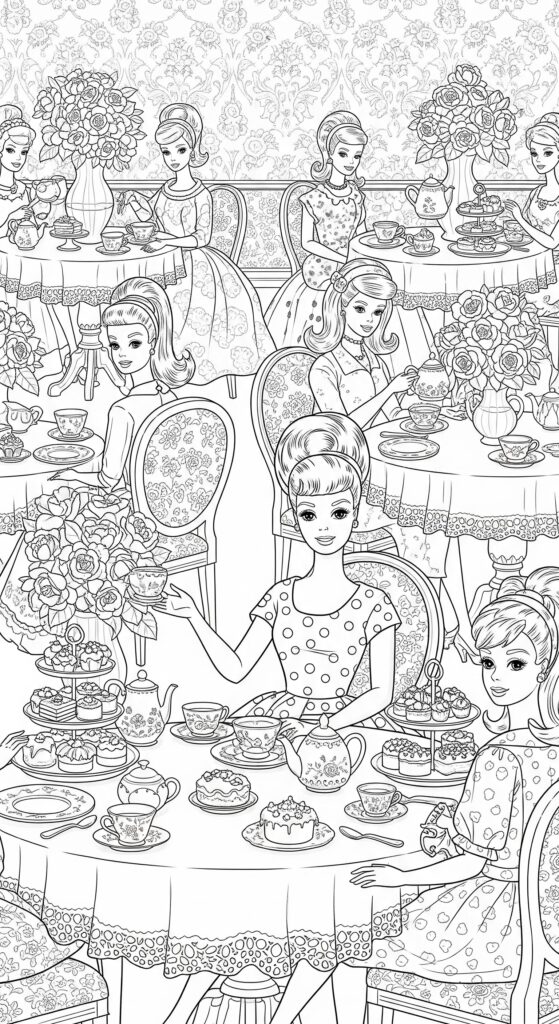 60 Barbie Coloring Pages Free Printable Ideas 18
