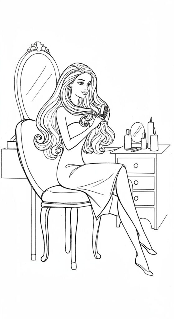 60 Barbie Coloring Pages Free Printable Ideas 22