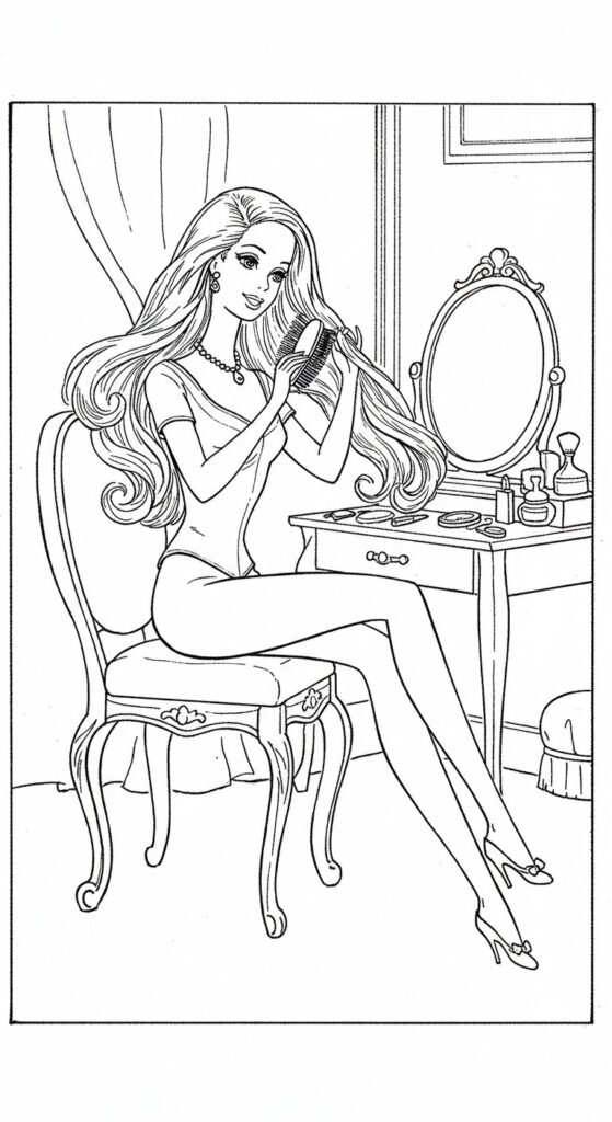60 Barbie Coloring Pages Free Printable Ideas 23