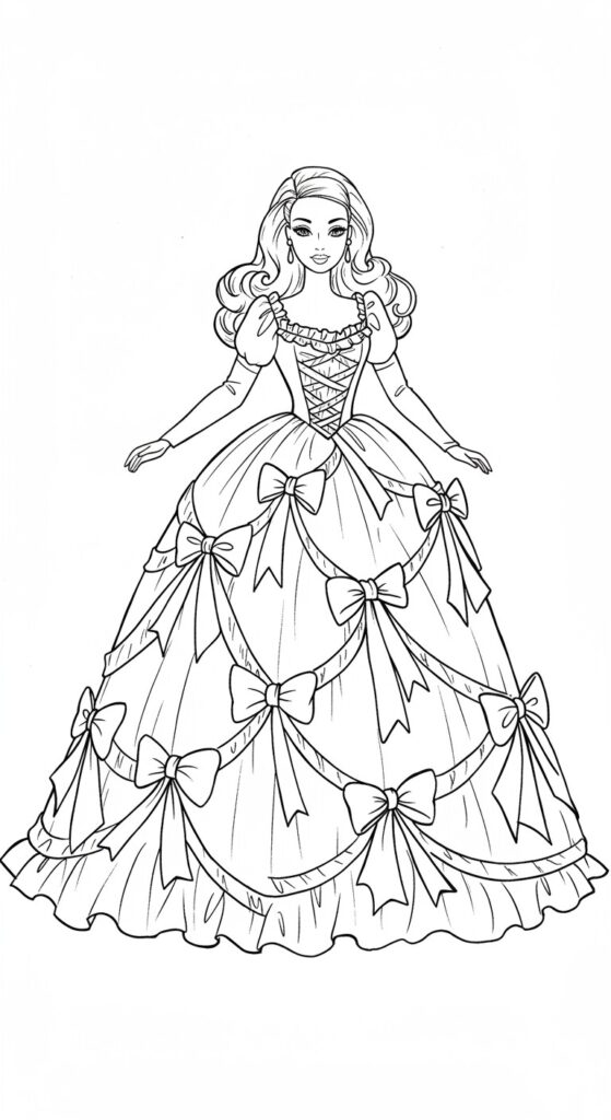 60 Barbie Coloring Pages Free Printable Ideas 26