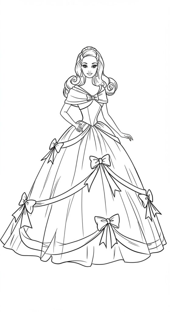 60 Barbie Coloring Pages Free Printable Ideas 27