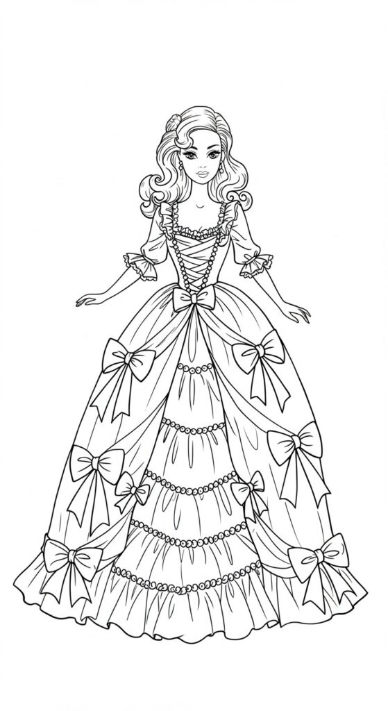 60 Barbie Coloring Pages Free Printable Ideas 29