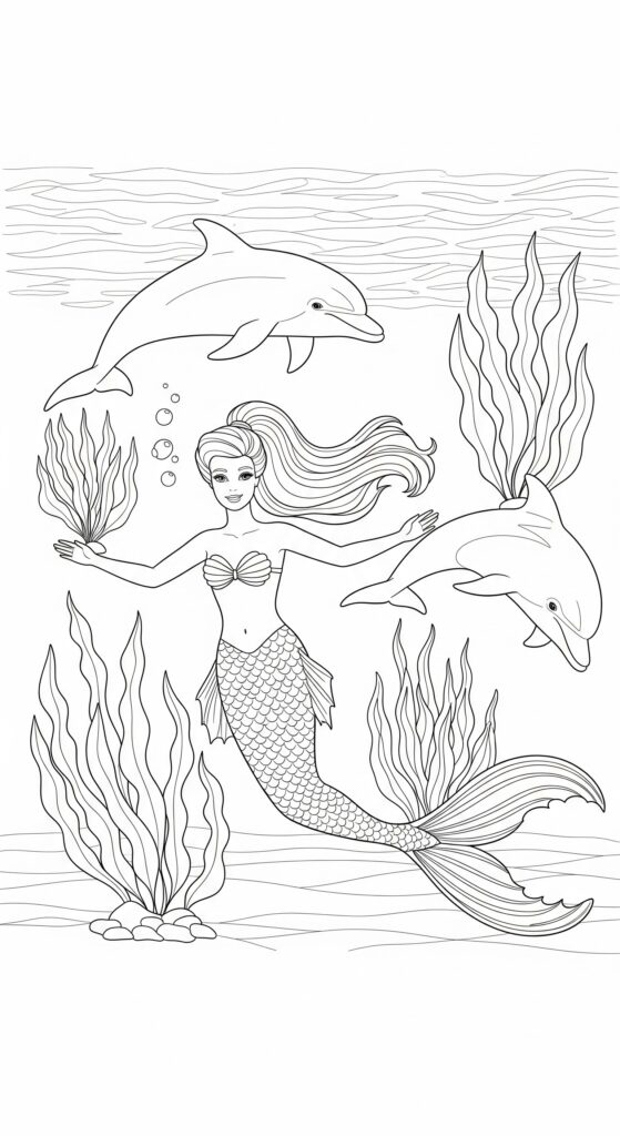 60 Barbie Coloring Pages Free Printable Ideas 3