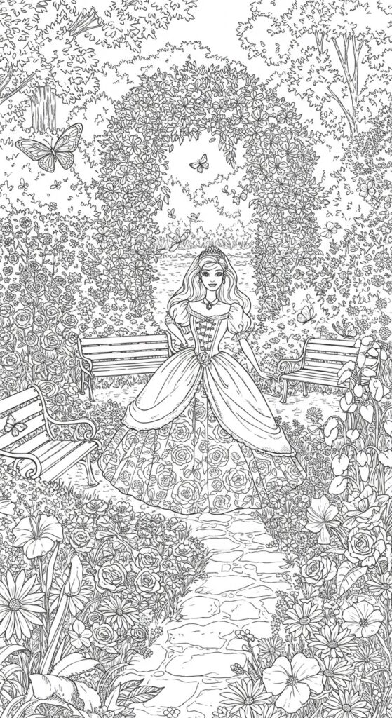 60 Barbie Coloring Pages Free Printable Ideas 30