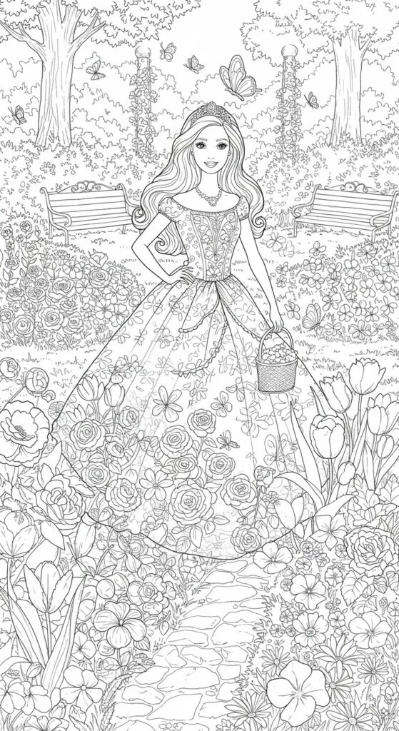 60 Barbie Coloring Pages Free Printable Ideas 31
