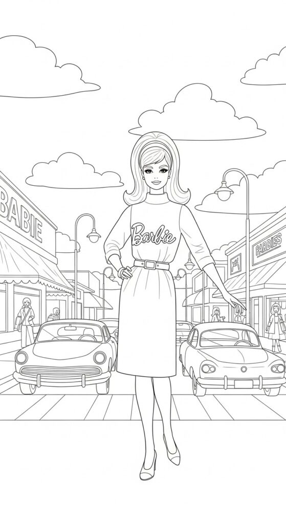60 Barbie Coloring Pages Free Printable Ideas 45
